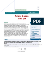 Acids, Bases, and PH: Review Exercises
