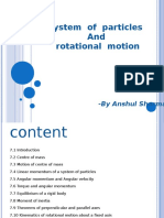 System of Particles and Rotational Motion