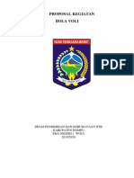 Proposal Kegiatan Bola Voli