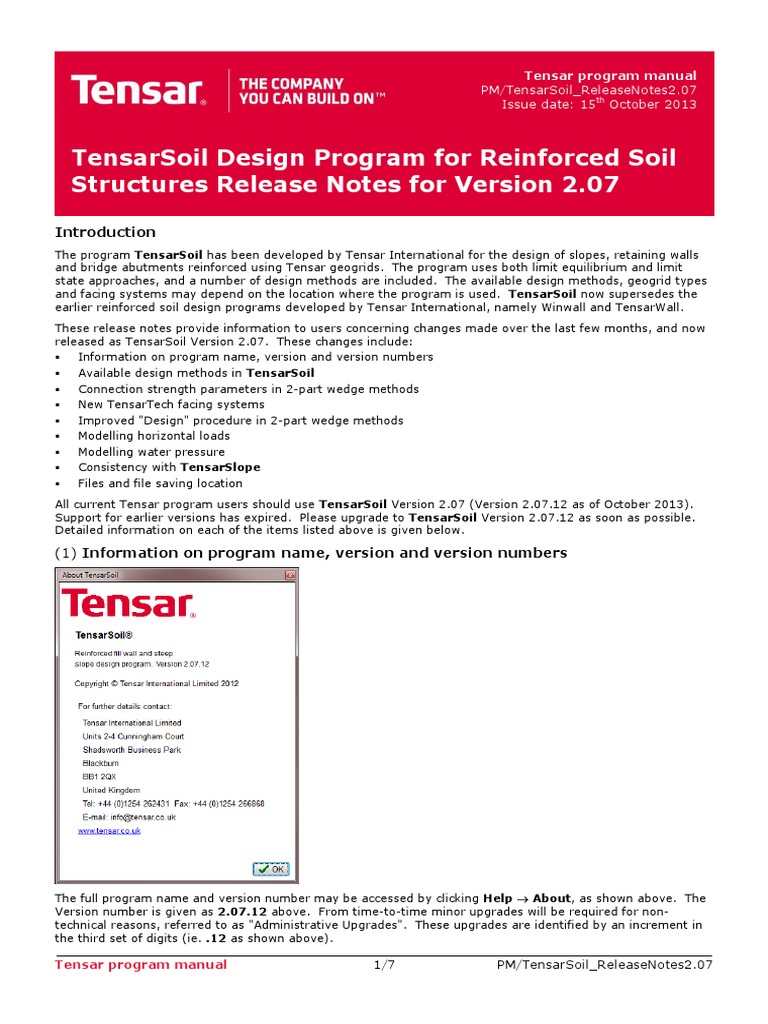 PM TensarSoil RN207 | PDF | Computer File | Computing