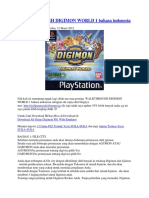 WALKTHROUGH DIGIMON WORLD 1 Bahasa Indonesia