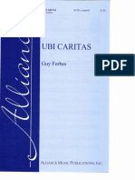 Ubi Caritas SATB Forbes