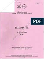 TKD SAINTEK 2018 Kode 428 PDF