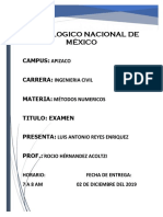 Reporte Examen