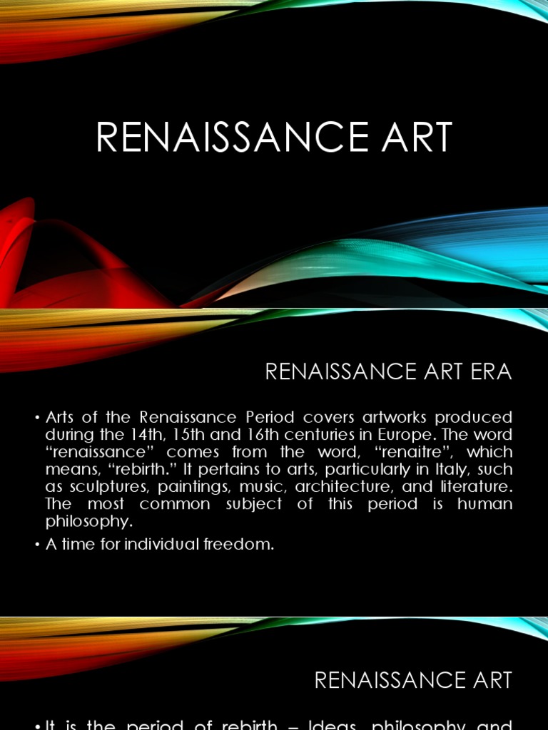 Renaissance Art | PDF | Raphael | Leonardo Da Vinci
