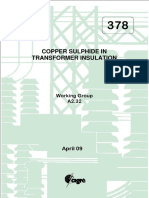 378 Copper Sulphide in Transformer Insulation