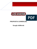 PROPOSTA COMERCIAL. Google AdWords
