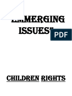 Emerging Issues in Human Rights