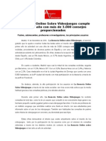 La Asesoría Online Sobre Videojuegos Cumple Su Primer Año Con Más de 3.000 Consejos Proporcionados