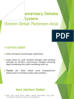 Asian Parliamentary Debate System
