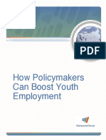 How Policymakers Can Boost Youth Employment FINAL 09-18-12