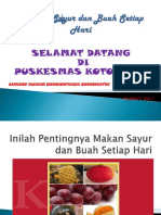 Pentingnya Makan Sayur Dan Buah Setiap Hari