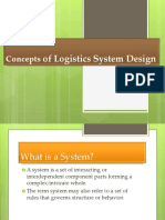 Concepts of Logistics System