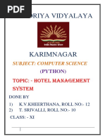 Computer Science Project File Class 12 Cbse | PDF | Python (Programming ...