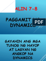 Music Q3 Lesson 7-8 Paggamit NG Dynamics