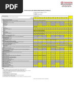 Maintenance Schedule Hilux GD Series