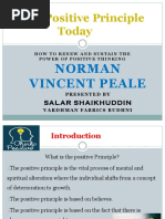 The Postive Principle Today