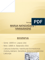 Marija Natkevičaitė - Ivanauskienė