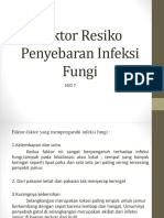 Faktor Resiko Penyebaran Infeksi Fungi