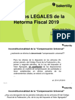 Aspectos Legales de La Reforma Fiscal 2019
