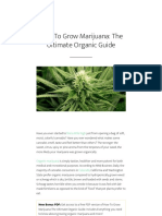 Marijuana The Ultimate Organic Guide