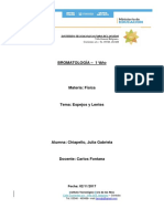 Trabajo Practico Fisica Lentes y Espejos Integrador