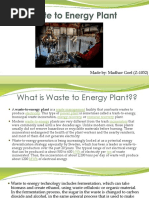 Waste To Energy Plant