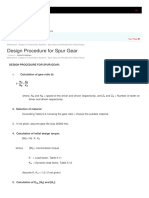 Design Spur Gear Study Material Lect