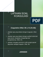 Latihan Soal - Koagulasi