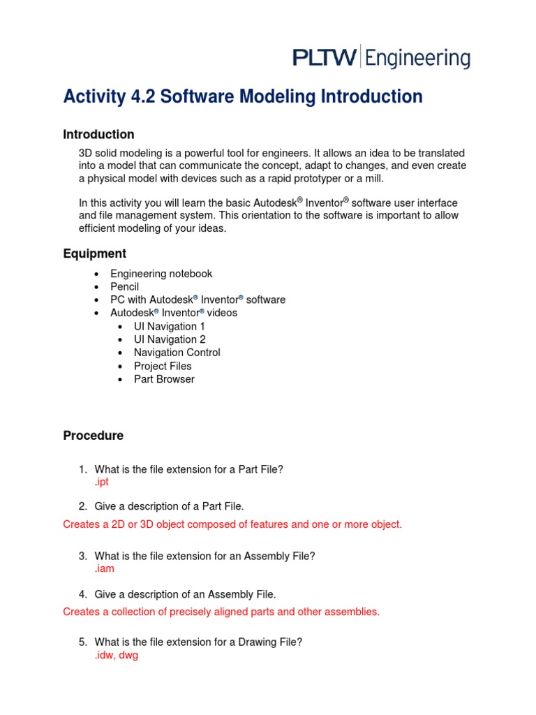 4.2 Acitivity SoftwareModelingIntroduction - REVISED-2 | PDF | 3 D ...