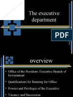 The Executive Department