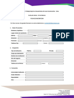 Ficha de Inscripción TDT Lean Cons