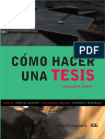 Cómo Hacer Una Tesis PDF