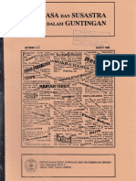 Bahasa Dan Susastra Dalam Guntingan - Maret 1995 Nomor 116 PDF