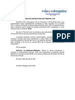 Escrito de Peticin de Subsanacin de Omisiones o Defectos en Auto o Sentencia