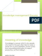 Knowledge Management Theories