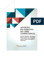 Apuntes de Derecho de Libre Competencia PDF