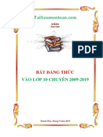 Bất đẳng thức chuyên giai đoạn 2009-2019 PDF