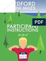 Bedford Mini Mile Participant Instructions