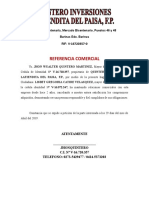 Referencia Comercial Quintero Inversiones Latiendita Del Paisa