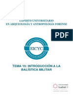 TEMA 14 - Introduccion A La Balistica Militar PDF