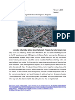 Paper 3 Urban Planning in The Philippines