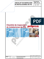 Checklist de Inspección de Instalaciones de PCI