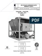 BE Operation and Maintenance YCUL Air Cooled Scroll Condenser