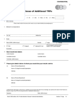 Additional TRF Form PDF