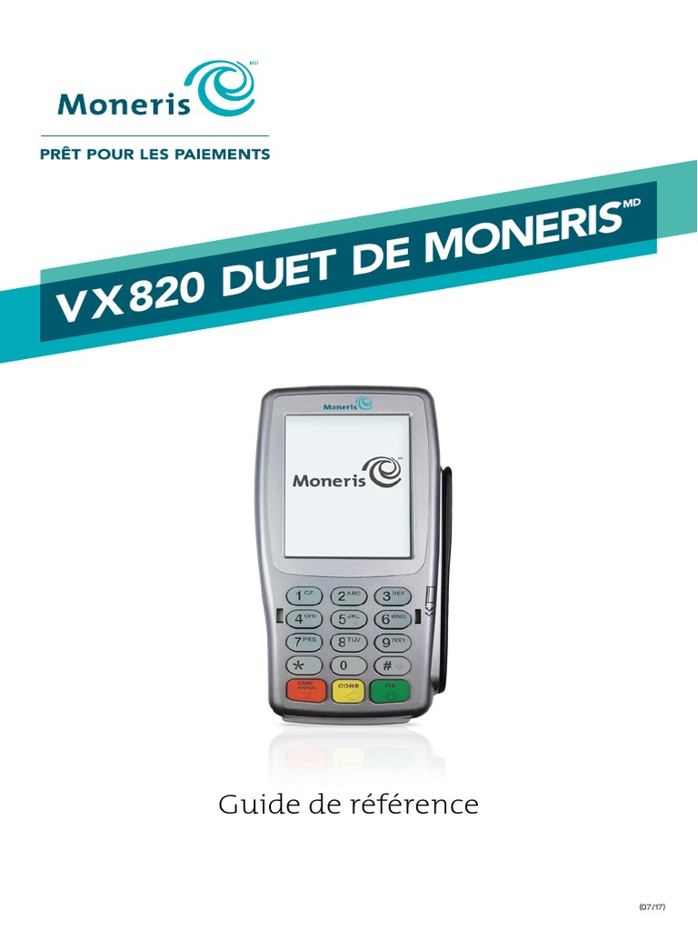Moneris VX 820 Reference Guide | PDF | Matériel informatique | Adresse IP