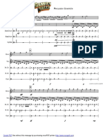 Gravity - Falls - Theme - Percussion - Ensemble - Score PDF