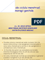 Anomalii Ciclu Menstrual - Martie 2018