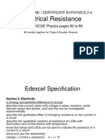 IGCSE 24 ElectricalResistance