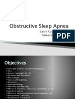Obstructive Sleep Apnea: Laura Cadigan, SRNA University of Miami